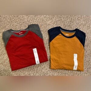 Two boys l/s tshirts size L (12/14) by Sonoma